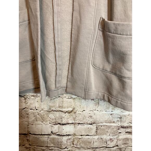 Free Fly Sweater Womens Small Bamboo Gray Open Front Cardigan Pockets Capsule - Picture 4 of 13